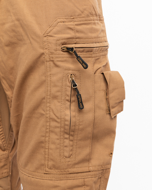 PANTALONI TACTICI CU GENUNCHIERE MOI, NEGRI - OPENLAND TACTICAL