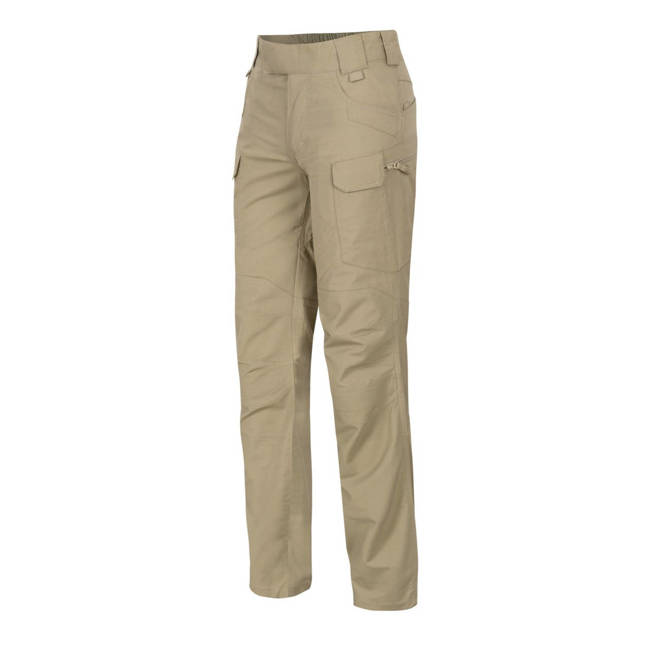 PANTALONI TACTICI PENTRU FEMEI - UTP Resized - POLIBUMBAC RIPSTOP - Helikon-Tex - KHAKI - LUNGIME 34”