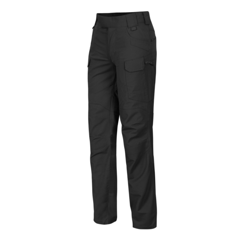 PANTALONI TACTICI PENTRU FEMEI - UTP Resized - POLIBUMBAC RIPSTOP - Helikon-Tex - NEGRI - LUNGIME 34″