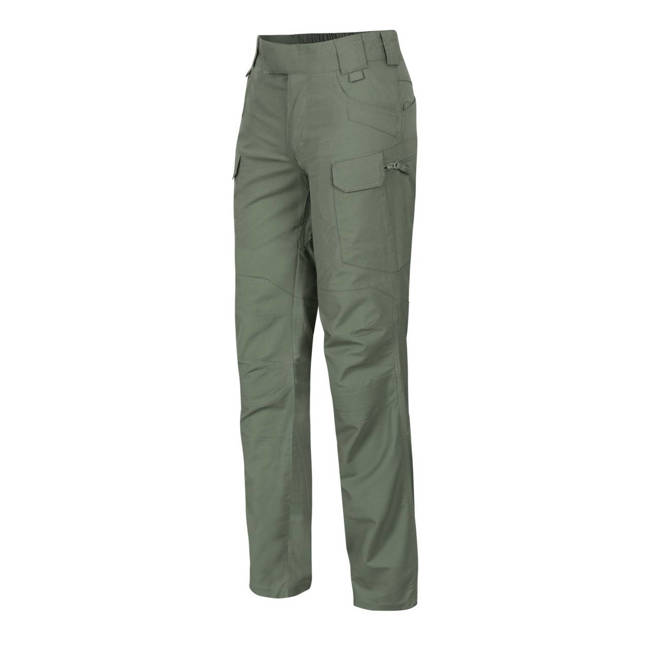 PANTALONI TACTICI PENTRU FEMEI - UTP Resized - POLIBUMBAC RIPSTOP - Helikon-Tex - VERDE OD - LUNGIME 32″