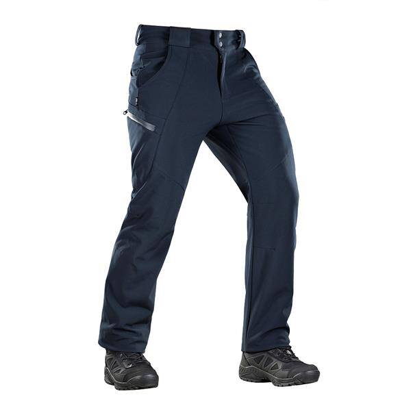 PANTALONI TACTICI SOFTSHELL DE IARNA, DARK NAVY BLUE - M-TAC