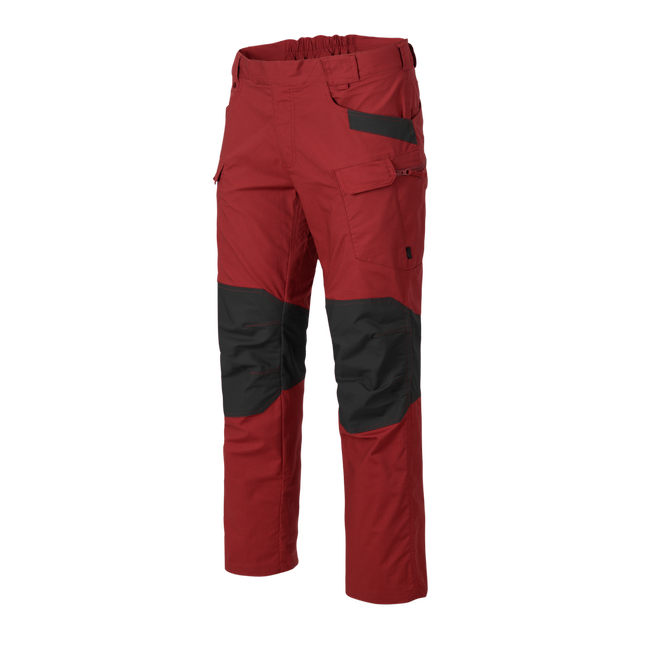 PANTALONI TACTICI UTP - Polibumbac Ripstop - Helikon-Tex - CRIMSON/GRI CENUSIU