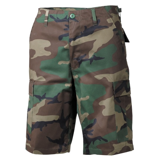 PANTALONI US SCURTI TIP BERMUDE, M95 - WOODLAND - MFH