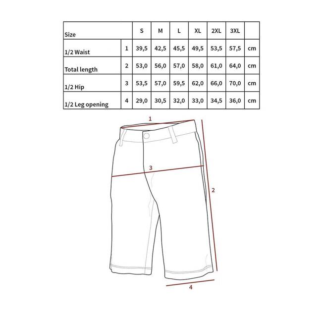 PANTALONI US SCURTI TIP BERMUDE, M95 - WOODLAND - MFH