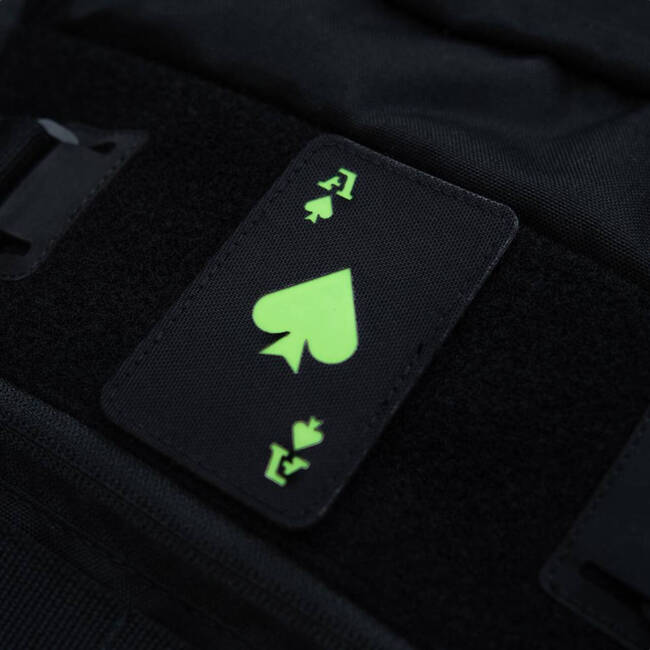 PATCH CARTE AS DE PICA - LASER CUT - CORDURA - COYOTE/FLUORESCENT - M-TAC