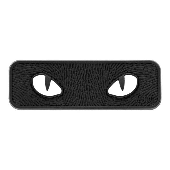 PATCH CAT EYES 3D PVC - NEGRU - M-TAC