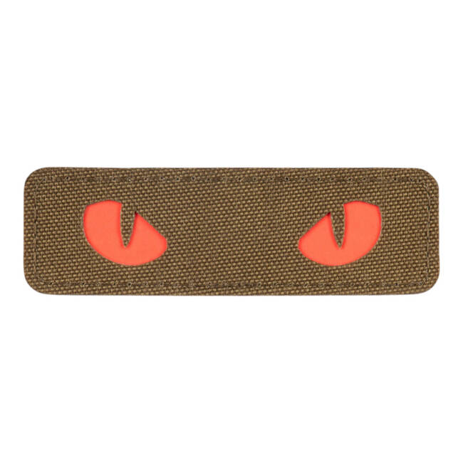 PATCH CAT EYES LASER CUT GID - COYOTE/ROSU - M-TAC