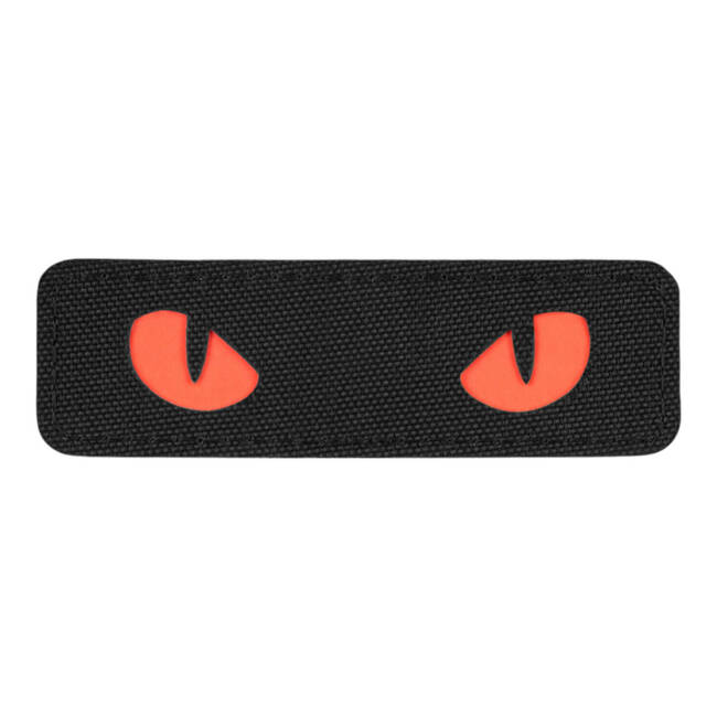 PATCH CAT EYES LASER CUT GID - NEGRU/ROSU - M-TAC