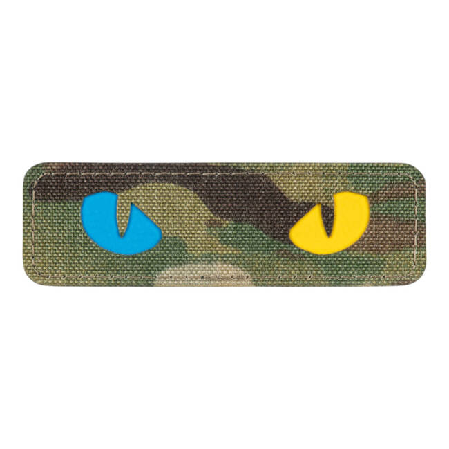 PATCH CAT EYES LASER CUT - MULTICAM/GALBEN/ALBASTRU - M-TAC