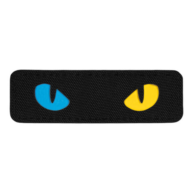 PATCH CAT EYES LASER CUT - NEGRU/GALBEN/ALBASTRU - M-TAC