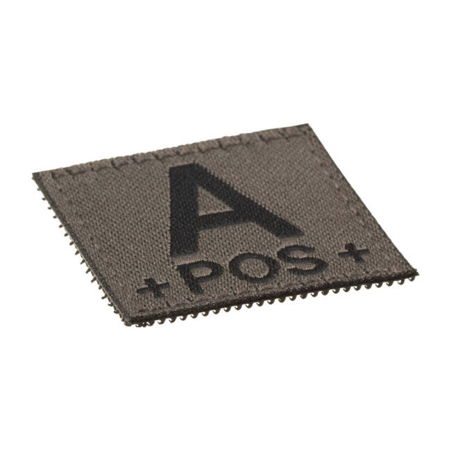 PATCH GRUPA SANGUINA - A POS - RAL7013 - CLAWGEAR