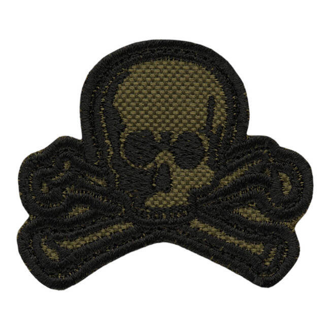 PATCH OLD SKULL - OLIVE - M-TAC