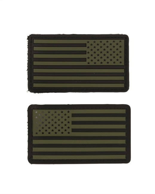 PATCH STEAG USA 3D - POLICLORURA DE VINIL - SET 2 BUC - OD - MIL-TEC