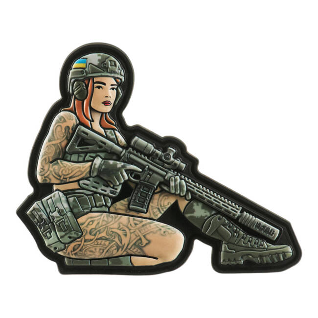 PATCH TACTICAL GIRL ?2 SKANDINAVIK PVC - MM14 - M-TAC