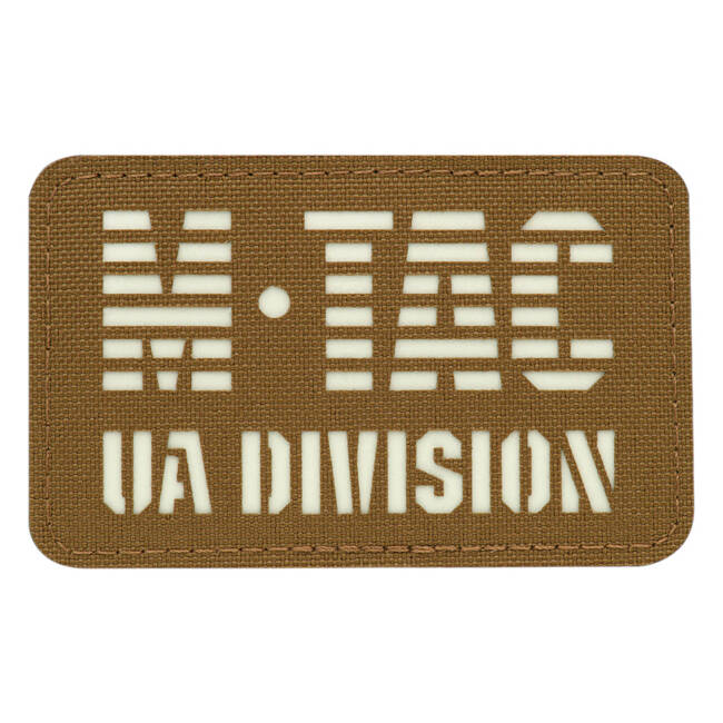 PATCH UA DIVISION LASER CUT - COYOTE/GID - M-TAC