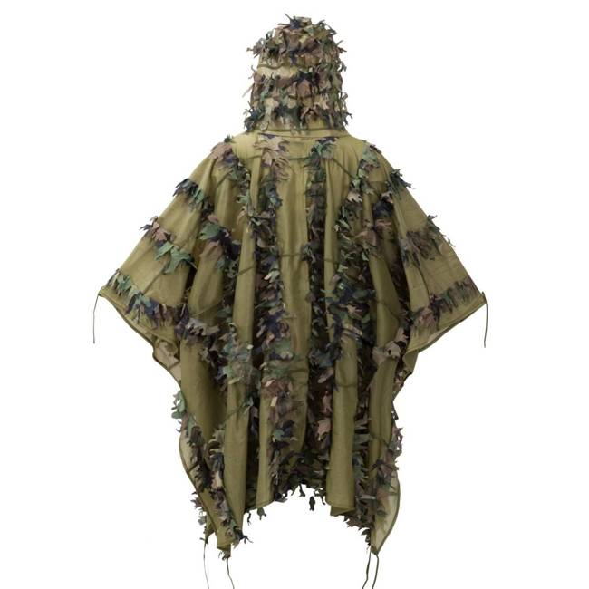 PONCHO DE CAMUFLAJ - "LEAF GHILLIE®" - Helikon-Tex - US WOODLAND