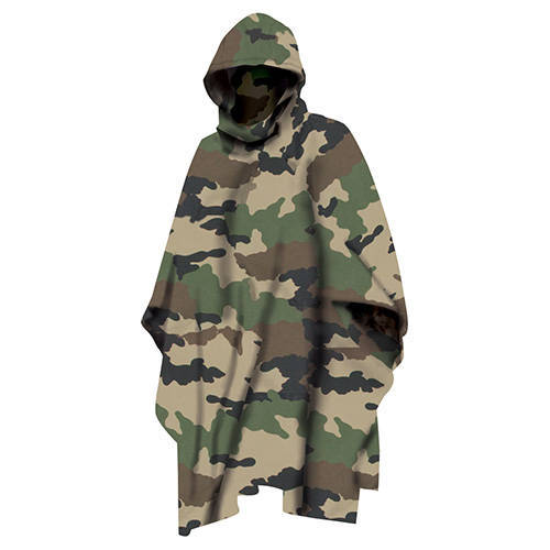 PONCHO, PELERINA DE PLOAIE RIPSTOP - Mil-Tec - CCE CAMO