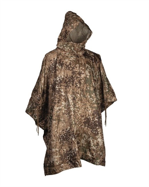 PONCHO, PELERINA DE PLOAIE RIPSTOP - Mil-Tec - FLECKTARN ARID