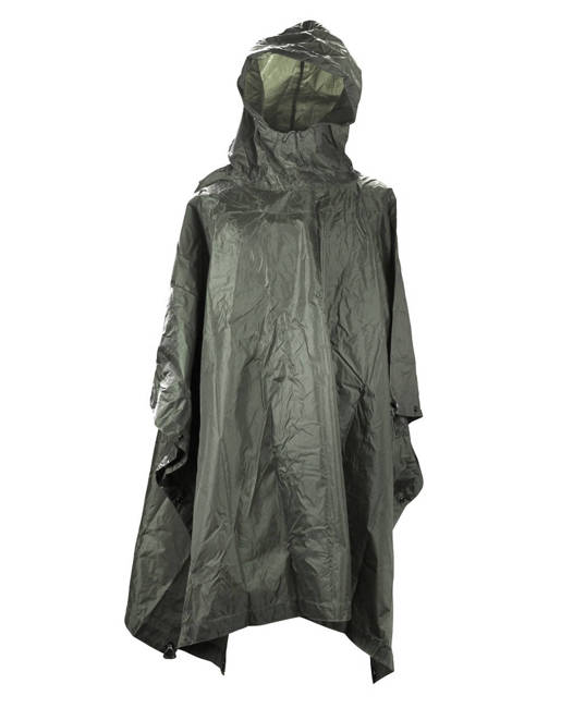 PONCHO, PELERINA DE PLOAIE RIPSTOP - Mil-Tec - OD