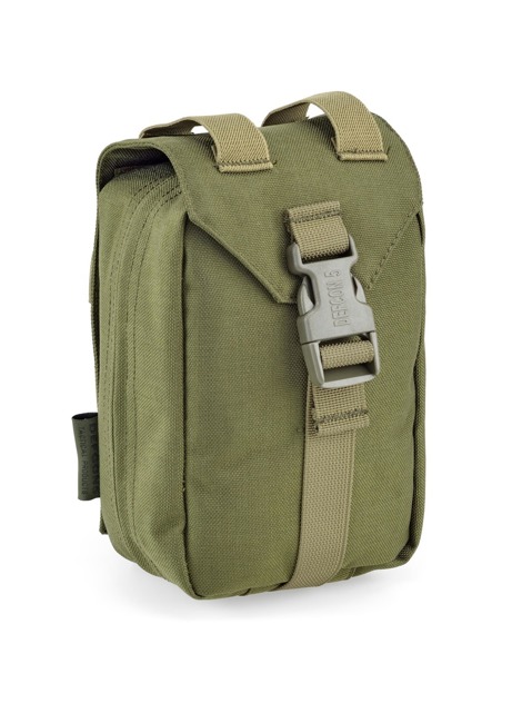 POUCH CU DESCHIDERE RAPIDA - PENTRU TRUSA DE PRIM AJUTOR - DEFCON 5 - VERDE OD