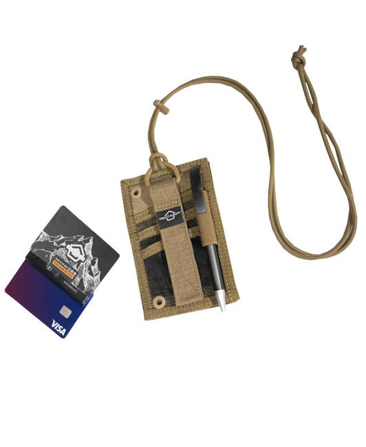 POUCH, HUSĂ TACTICĂ PENTRU LEGITIMAȚII, CARDURI, ACCESORII - Pentagon® - NEAGRĂ