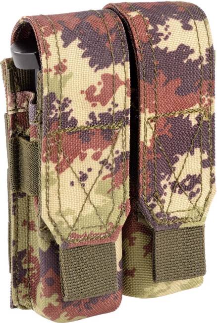 POUCH, TOC DUBLU PENTRU INCARCATOARE DE PISTOL - Outac® - CAMUFLAJ ITALIAN