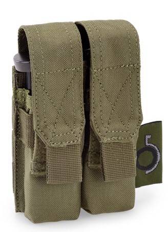 POUCH, TOC DUBLU PENTRU INCARCATOARE DE PISTOL - Outac® - OD (Olive Drab)