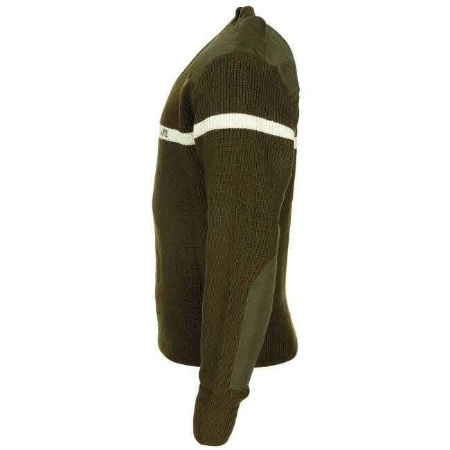 PULOVER CU MANECA LUNGA, OD GREEN - SURPLUS MILITAR DE LA ARMATA FRANCEZA - CA NOU