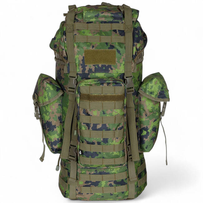 RUCSAC COMBAT BW - MOLLE - TIJA ALUMINIU - 65 L - MFH - M05 CAMO