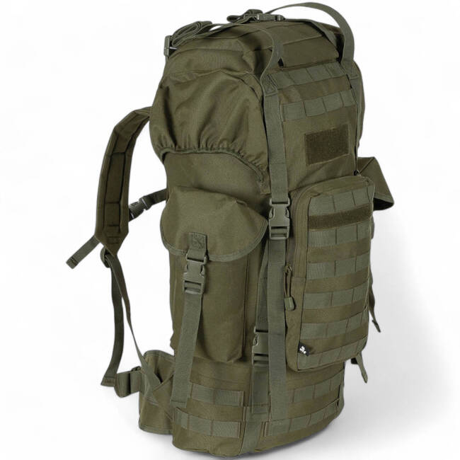 RUCSAC COMBAT BW - MOLLE - TIJA ALUMINIU - 65 L - MFH - OLIV