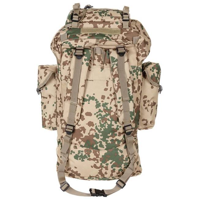 RUCSAC COMBAT BW - TIJĂ DE ALUMINIU - 65 L - MFH® - CAMUFLAJ BW TROPICAL