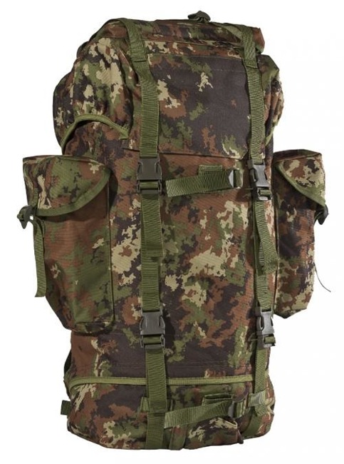 RUCSAC GERMAN ARMY COMBAT 65L VEGETATO 