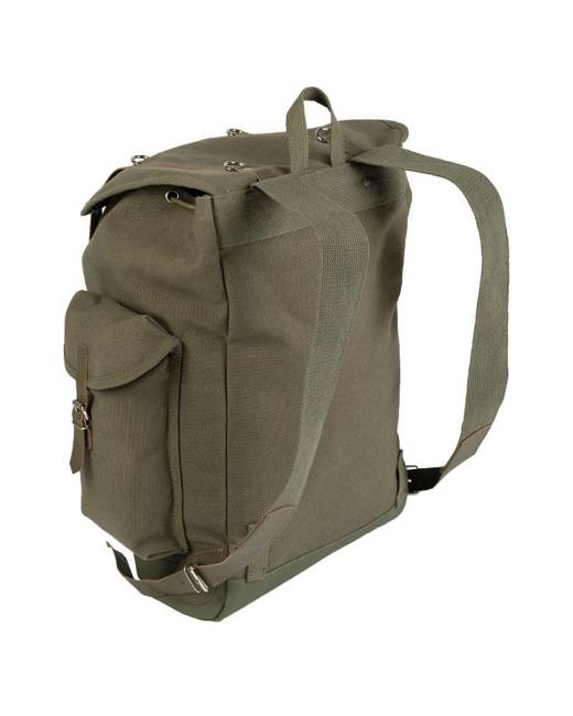 RUCSAC GERMAN IMP. MONTAN (CURELE DE PIELE) - OD - MILTEC