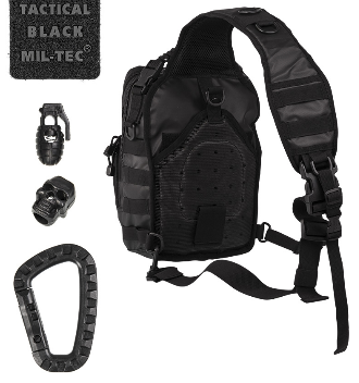 RUCSAC TACTIC ASSAULT - CU O CUREA - 10 L - NEGRU 