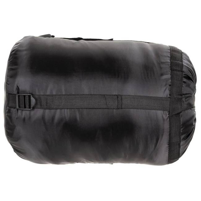 SAC DE DORMIT MUMMY - UMPLUTURA CU 2 STRATURI - FOX OUTDOOR - NEGRU