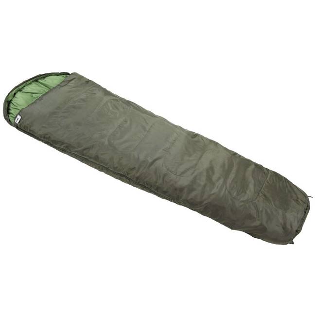 SAC DE DORMIT "MUMMY" - UMPLUTURĂ CU 2 STRATURI - FOX OUTDOOR® - VERDE OD