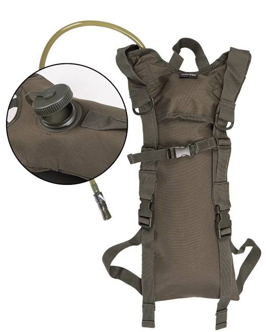 SAC DE HIDRATARE CU CURELE - "BASIC" - 3 L - Mil-Tec® - OD