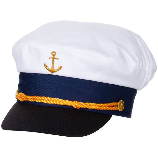 SAPCA NAVY PEAKED CU INSIGNA BRODATA CU FIR AURIU - MFH