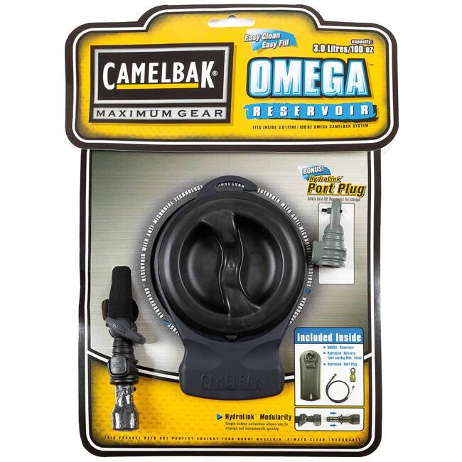 SET REZERVOR DE APA "CAMELBAK" CU FURTUN SI DOP "OMEGA" - 3 PIESE - CA NOU