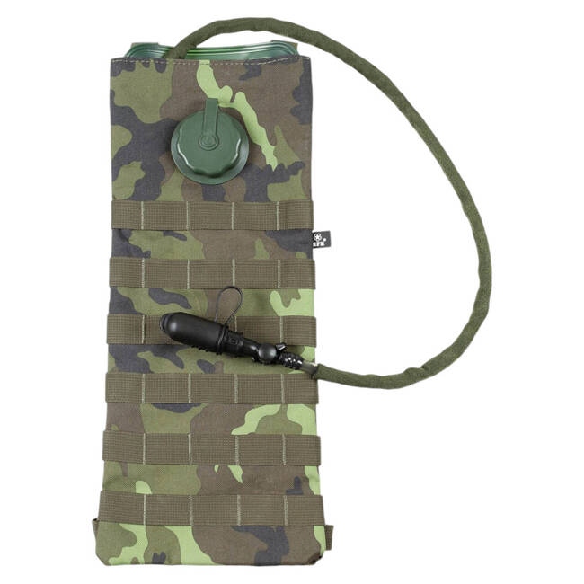 SET RUCSAC DE HIDRATARE CU VEZICA SI SUPAPA INTERSCHIMBABILA - SISTEM MOLLE - CZ M95 CAMO - 2,5 L - MFH  