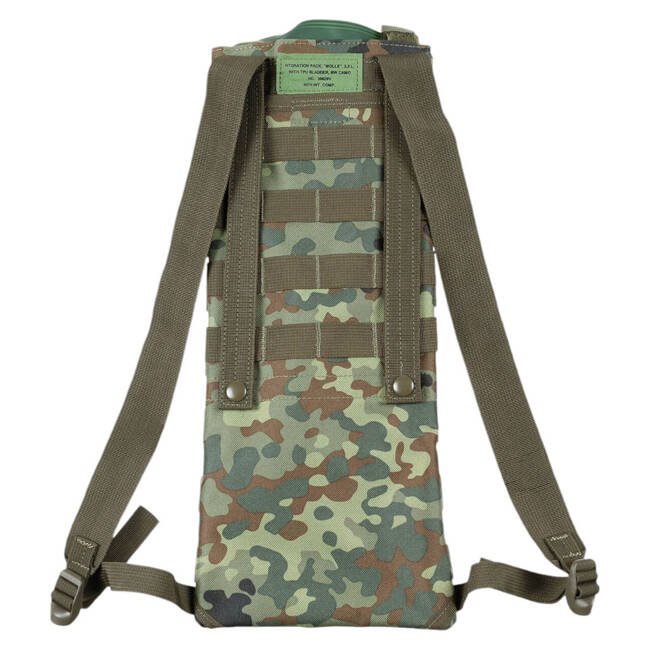 SET RUCSAC DE HIDRATARE CU VEZICA SI SUPAPA INTERSCHIMBABILA - SISTEM MOLLE - FLECKTARN - 2,5 L - MFH  