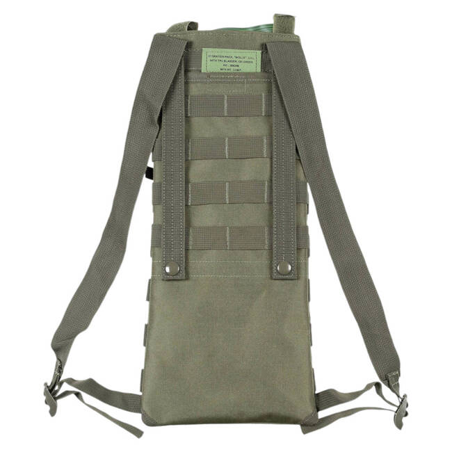 SET RUCSAC DE HIDRATARE CU VEZICA SI SUPAPA INTERSCHIMBABILA - SISTEM MOLLE - OLIVE - 2,5 L - MFH  