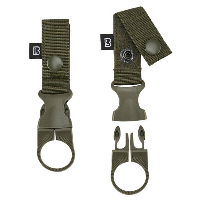 SUPORT DE CENTURA PENTRU STICLA DE APA - MOLLE - 2 BUC - OLIVE - BRANDIT 