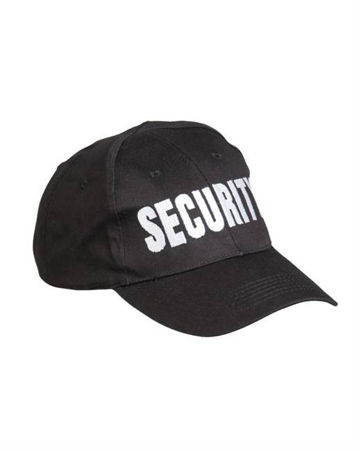 Sapca Baseball SECURITY, Neagra