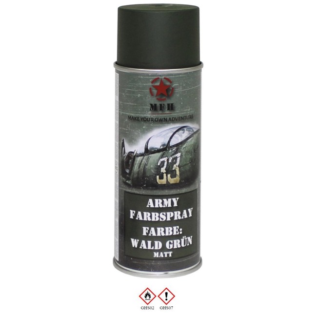 Spray Vopsea 400ml - FOREST GREEN - RAL6031 - mat - 400 ml