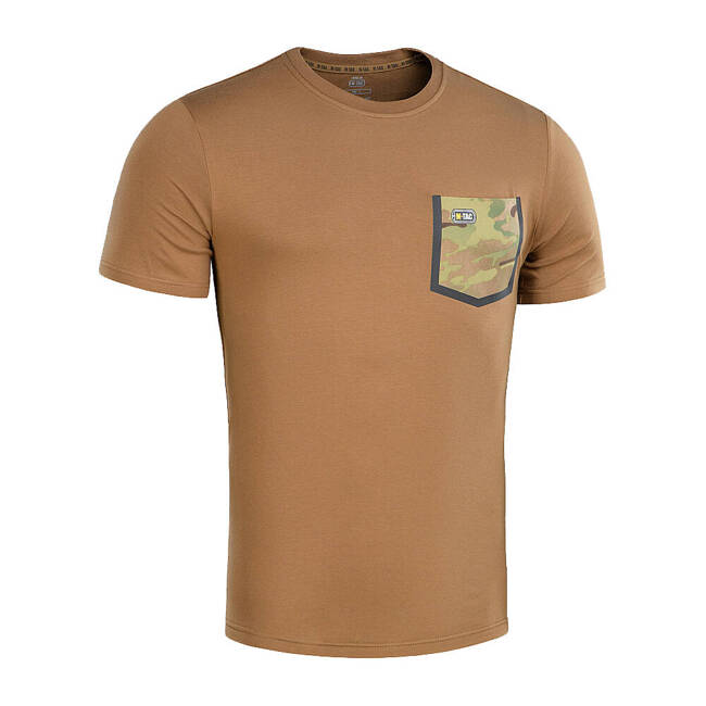 T-SHIRT 93/7 CU BUZUNAR - COYOTE BROWN - M-TAC