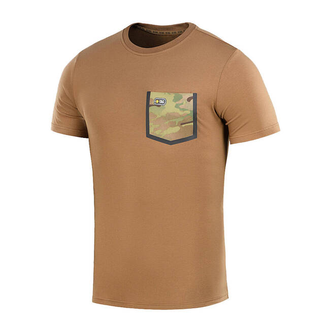 T-SHIRT 93/7 CU BUZUNAR - COYOTE BROWN - M-TAC