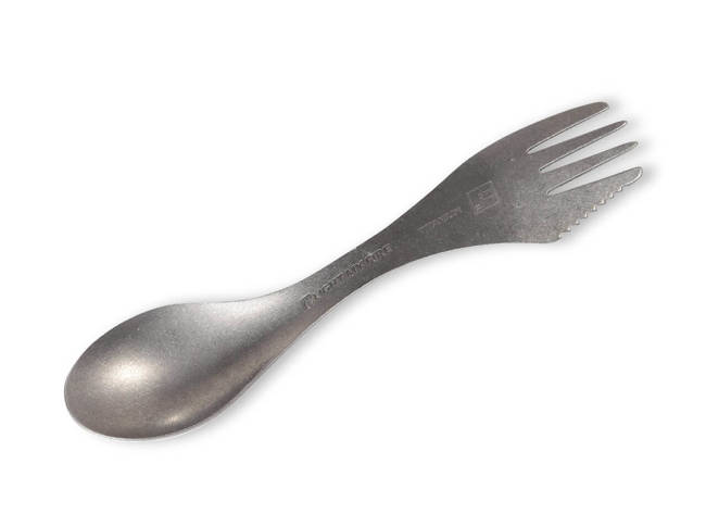 TACÂMURI DE CAMPING - SPORK TITAN - GRI 