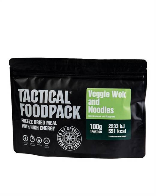 TACTICAL pachet mancare® VEGGIE WOK AND NOODLES