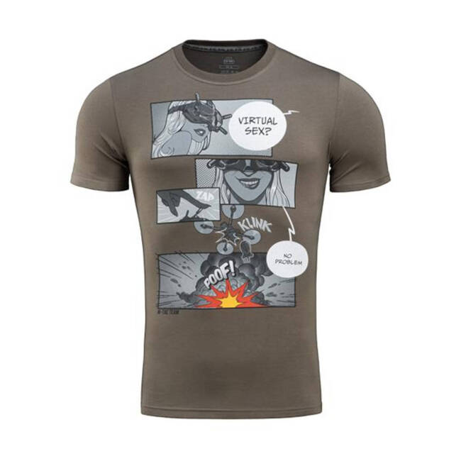 TRICOU COMICS DRONE GIRL - DARK OLIVE - M-TAC